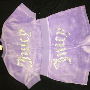 Juicy Couture 2-piece Velour Short Set